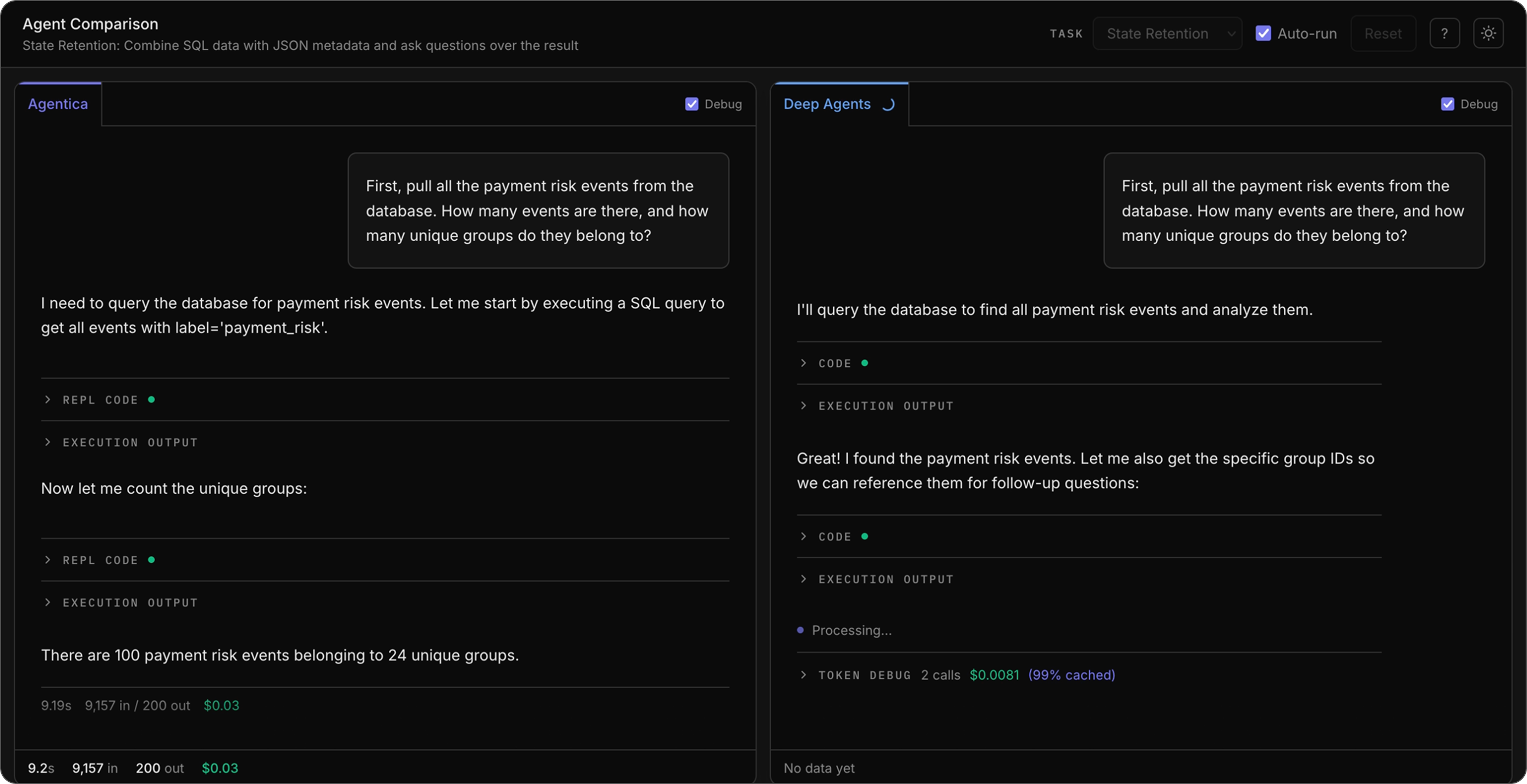 Q1: Initial question that requires natural language to SQL tool calling.